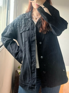 Campera Jeans Bordadas