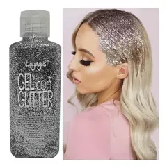 Gel Con Glitter Para Maquillaje De Rostro Cabello Cuerpo - comprar online