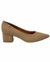 Scarpin Vizzano Salto Bloco Médio Bico Fino Conforto Feminino