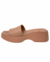 Tamanco Plataforma Moleca Slid Napa Salto Médio Feminino - comprar online