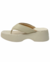 Tamanco Feminino Salto Baixo Anabela Flatform Moleca - KBBANAS