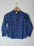 Camisas Estampadas Cuello Mao