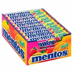Mentos Tubo Frutas 16 unidades Display