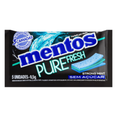 Chiclete Mentos Tres Camadas Strong Menta Display c/15 unidades