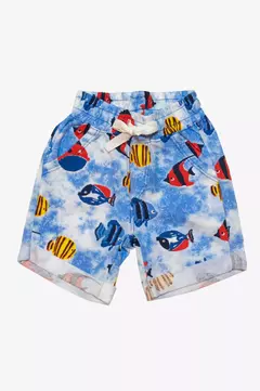 BERMUDA PECES ALGODON BEBÉ NIÑO (4305) - comprar online