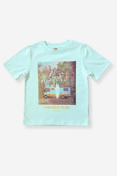 REMERA BEACH NIÑO (3347) - tienda online