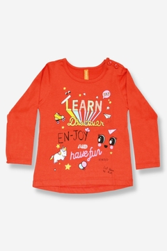 REMERA ALGODÓN BEBÉ NIÑA (2201) - comprar online