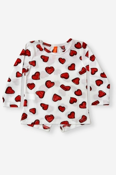REMERA CORAZÓN BEBÉ NIÑA (2264)