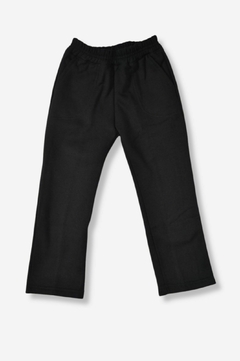PANTALÓN FRISA ALGODÓN NEGRO NIÑO (3200)