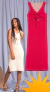 Vestido Midi tricot com amarração BLT 01.2693