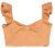 Blusa feminina cropped linho Peach BLT 012735 on internet
