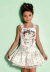 Conjunto Infantil menina Blusa e Saia Hortências Diforini 121067