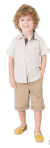 Conjunto masculino infantil Camisa e Bermuda esporte fino PP 2004