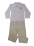 Conjunto masculino infantil Camisa e Calça esporte fino TWA 1923