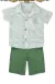 Conjunto bebe menino Camisa com Bermuda esporte PP 2003 - comprar online