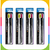 Kit 8 Escovas De Dente 5700 Cerdas Alemã Ultra Finas Jadepro