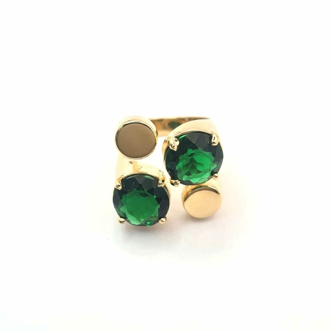 Anel Cristal Verde