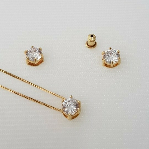 Conjunto Ponto de Luz com Zircônia