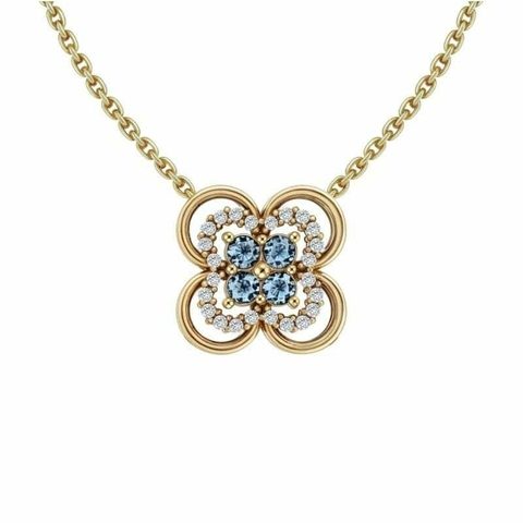 Gargantilha Flor de Zircônias - comprar online