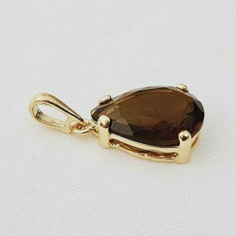 Pingente Cristal Bronze