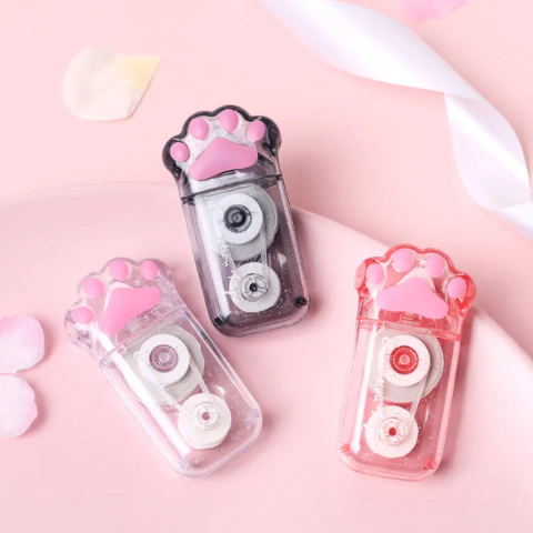 Cinta Correctora Huellita Gatito Glitter Pequeña - Cat Paw