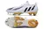 chuteiras Adidas Falcon predatorbranca e dourada - EG Outlet 
