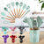 Utensílios de cozinha de silicone antiaderente conjunto de bonecas de cozinha c - System Green