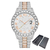Relógio masculino cheio de diamante gelado, quartzo AAA CZ, impermeável, Hip H - System Green