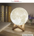 Umidificador Ultrasonic Moon Air USB, Difusor De Óleo Essencial, Lâmpada LED N - System Green
