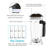 Biolomix 3hp 2200w heavy duty comercial temporizador liquidificador misturador e - comprar online