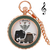 Ouro masculino música relógio de bolso retro numeral romano dial bolso relógi na internet