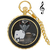 Ouro masculino música relógio de bolso retro numeral romano dial bolso relógi - comprar online