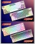 REDRAGON-Mini Teclado Mecânico para Jogos, Interruptor Vermelho, USB, Fizz, K61