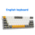 Imagem do E-YOOO-Z11 Teclado mecânico com fio USB, interruptor vermelho, 61 teclas gamer,