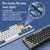 Aigo A87 Gaming Teclado Mecânico 2.4G USB Sem Fio Tipo-c Com Fio Interruptor Az - infinity shop