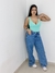 CALÇA JEANS WID LEG BOTÕES BLESSMIH BH203 - comprar online