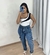 CALÇA JEANS MOM CARGO MARYLAND RK152 na internet
