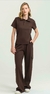 Scrub Feminino Polo - Marrom