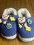 Pantufla Impermeable azul -con apliques-