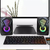 DAFUSHOP 2 Caixa de Som Multimidia Digital Speaker USB Para computador Notebook na internet