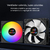 GMRGB 6 tubos de calor CPU Cooler Fan 4Pin PWM RGB PC Silencioso Intel LGA 1700 - comprar online