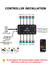 GMRGB Kit6 120mm PC Case Ventilador Cooler Cooler 6PIN RGB ajustável Led 12cm M - Loja Modder