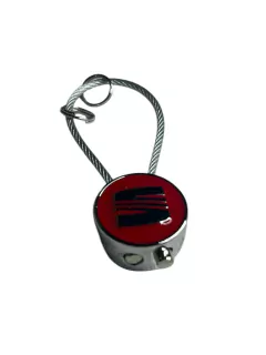 Llavero seat metal rojo