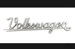 Emblema Cursivo Volkswagen Con Linea