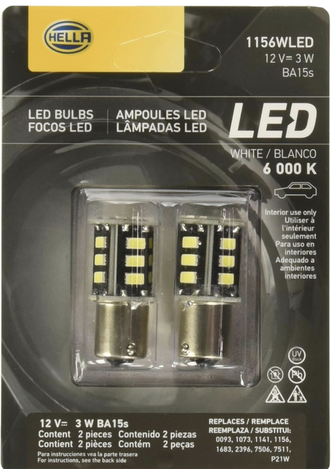 Focos led 1156 hella