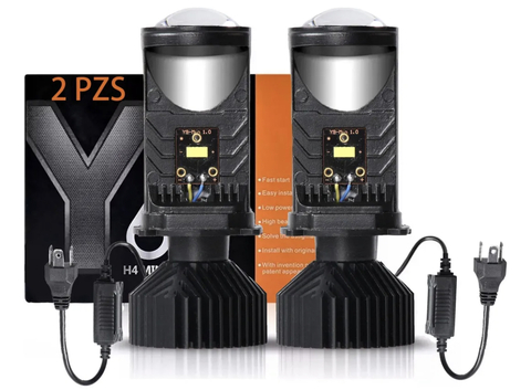 Focos h4 de lupa high power