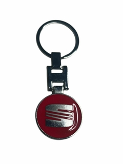 Llavero seat plano rojo