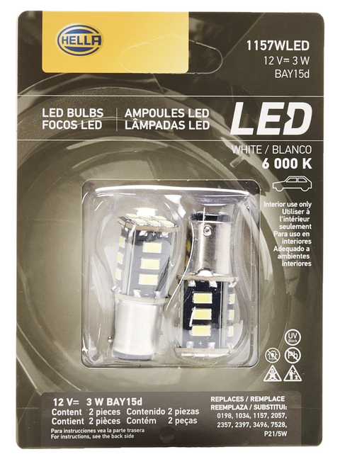 Focos led hella 1157