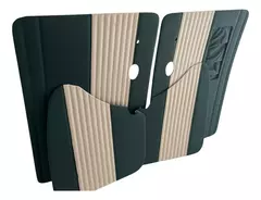 TAPAS DE PUERTA DE VOCHO VERDE CON BLANCO CON BOLSA