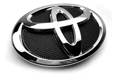 EMBLEMA DE PARRILLA TOYOTA YARIS COROLLA AVANZA 13.6 X 9.6CM